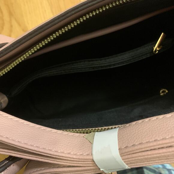 Kim Rogers Womens Wicker Straw Satchel Shoulder Purse Crossbody Bag Brown Boho - Picture 5 of 16